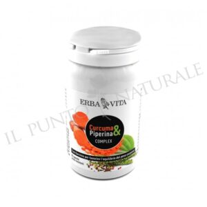 Curcuma & Piperina Complex 60 capsule Erbavita