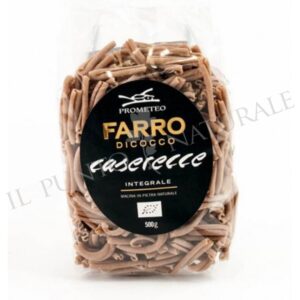 Pasta Casarecce Integrali di Farro "Le Farrette" Prometeo