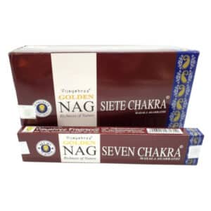 Incenso Golden Nag Dorato 7 chakra 1 confez. da 15 gr - sticks