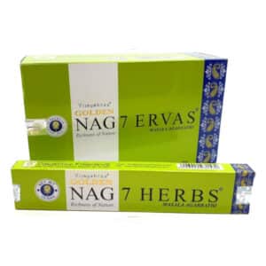 Incenso Golden Nag Dorato alle 7 erbe 1 confez. da 15 gr - sticks